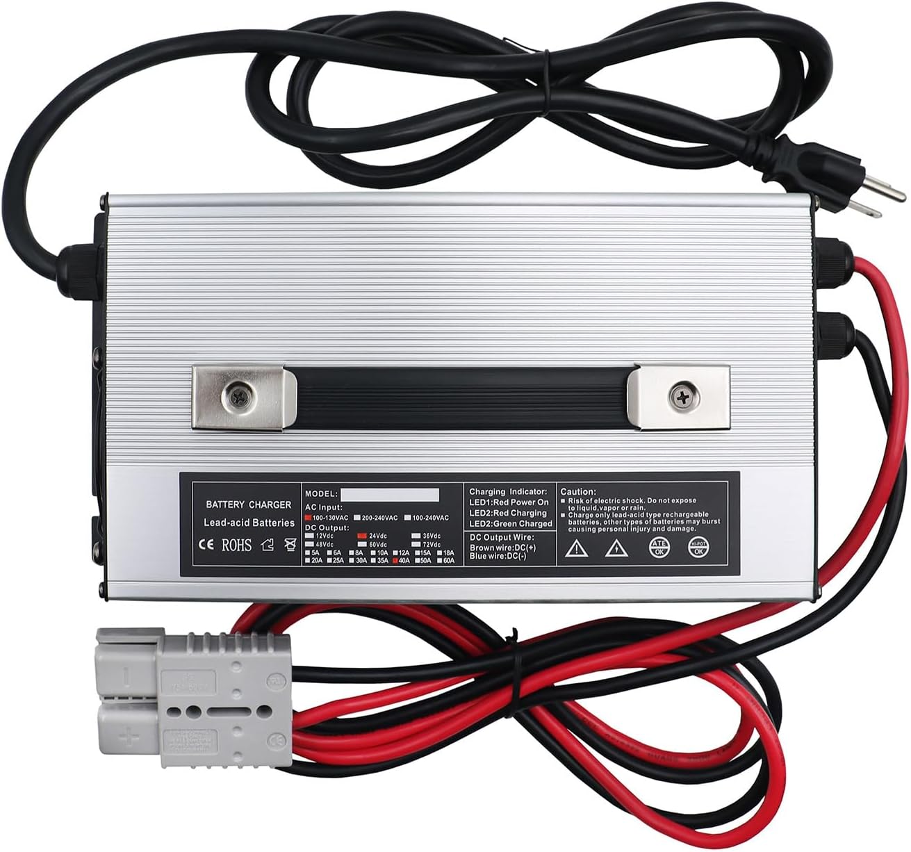 72V 15A Fast Charger - Maßgefertigtes 72V 15A Blei-Säure Schnell-Automatik-Batterieladegerät für