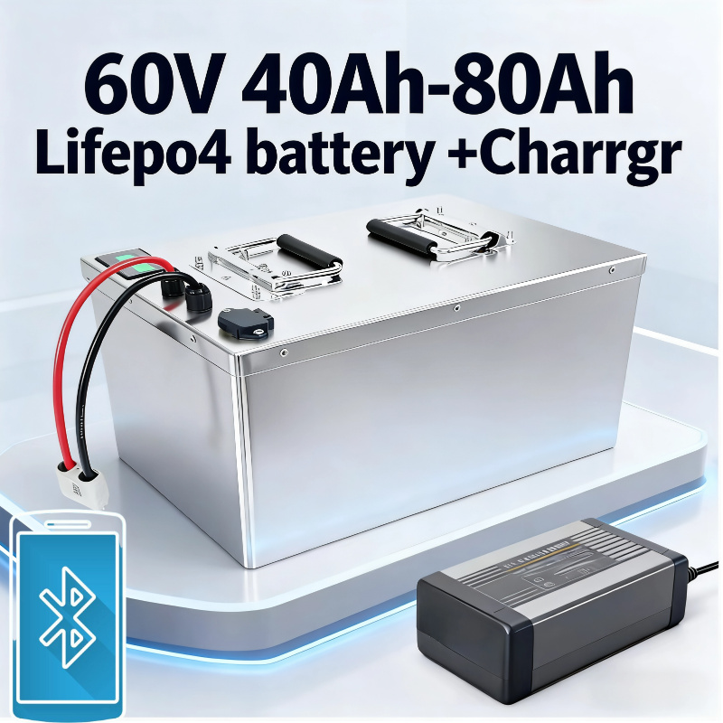 60V 50Ah Electric Scooter Battery - 60V LiFePO4-Akku 40Ah 50Ah 60Ah 70Ah