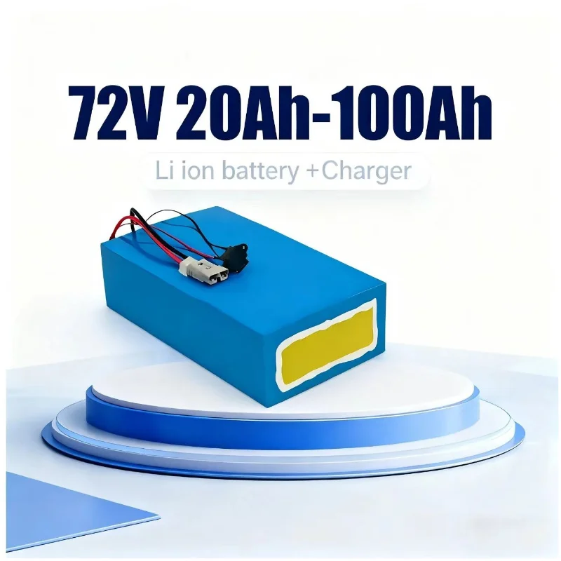 72V 40Ah Lifepo4 Battery Pack - BMS 72V Lithium-Ionen-Akku 20Ah/30Ah/50Ah/80Ah/100Ah LiPo für