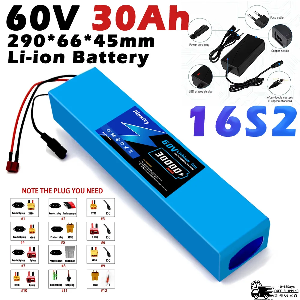 60V 50Ah Electric Scooter Battery - 2025 Verbesserter 60 V 30 Ah