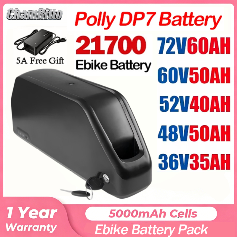 72V 40Ah Lifepo4 Battery Pack - 52V 50Ah Hailong Polly 48V 60V