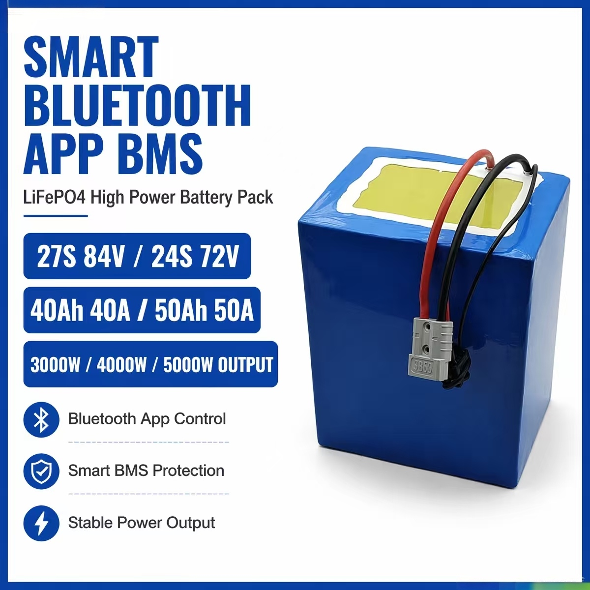 27S 84V 24S 72V 40Ah 40A 50Ah  – 84V 50A Smart Bms Bluetooth Bewertung und Preis