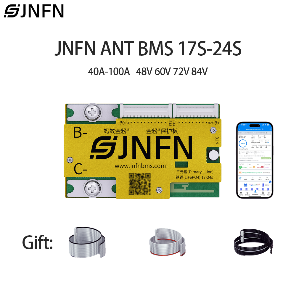 JNFN ANT Smart BMS 17-24S 60V  – 84V 50A Smart Bms Bluetooth Bewertung und Preis