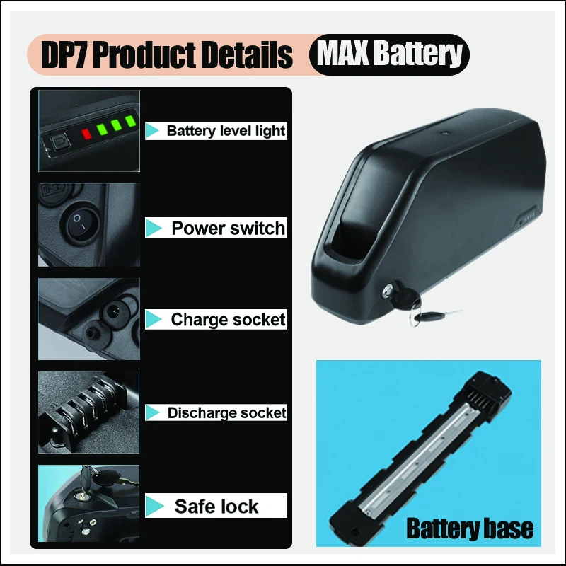 Polly Elektrofahrrad-Akku Down – 72V 50Ah 21700 Lithium Battery Bewertung und Preis