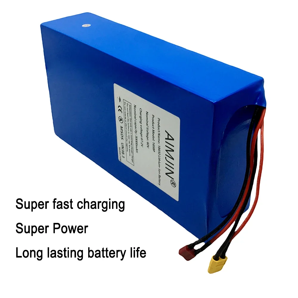 16S8p 1000-3000W Nagelneue Lit – 60V 50Ah Electric Scooter Battery Bewertung und Preis