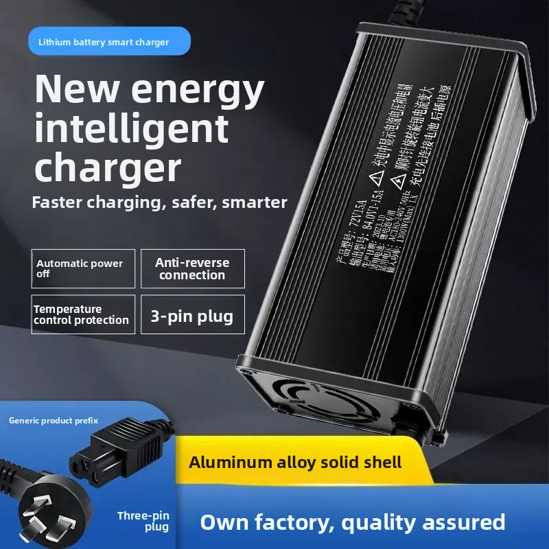 Digitales Display Aluminiumgeh – 72V 15A Fast Charger Bewertung und Preis