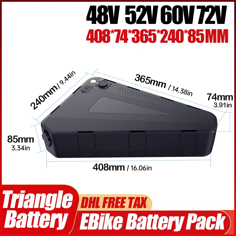 36V 48V 52V 60V 72V Elektrofah – 72V 50Ah 21700 Lithium Battery Bewertung und Preis