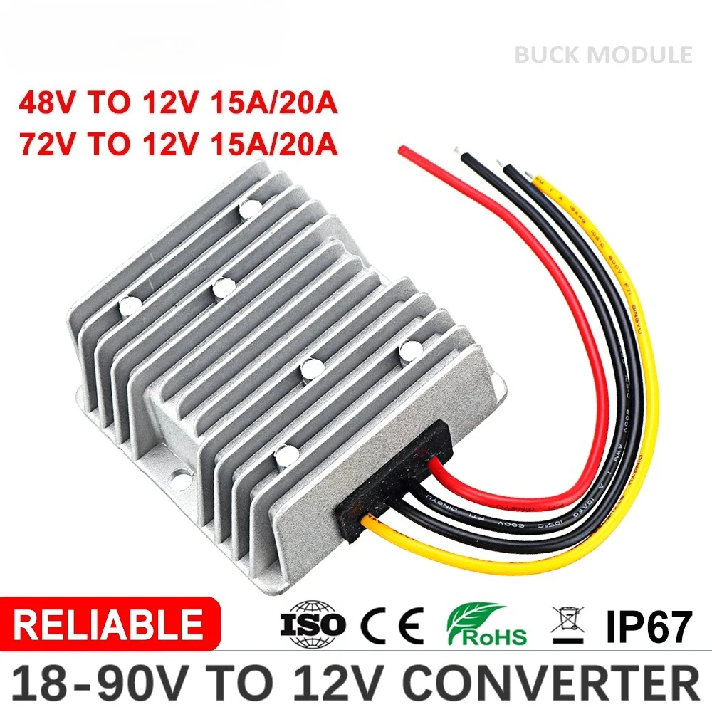 20-90V bis 12V 5A 10A 15A 20A  – 72V 15A Fast Charger Bewertung und Preis