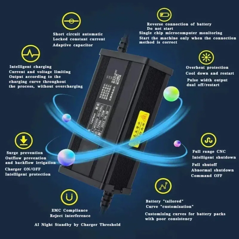 72V 20S 84V Smart Lifepo4 Batt – 84V 20A Smart Charger Bewertung und Preis
