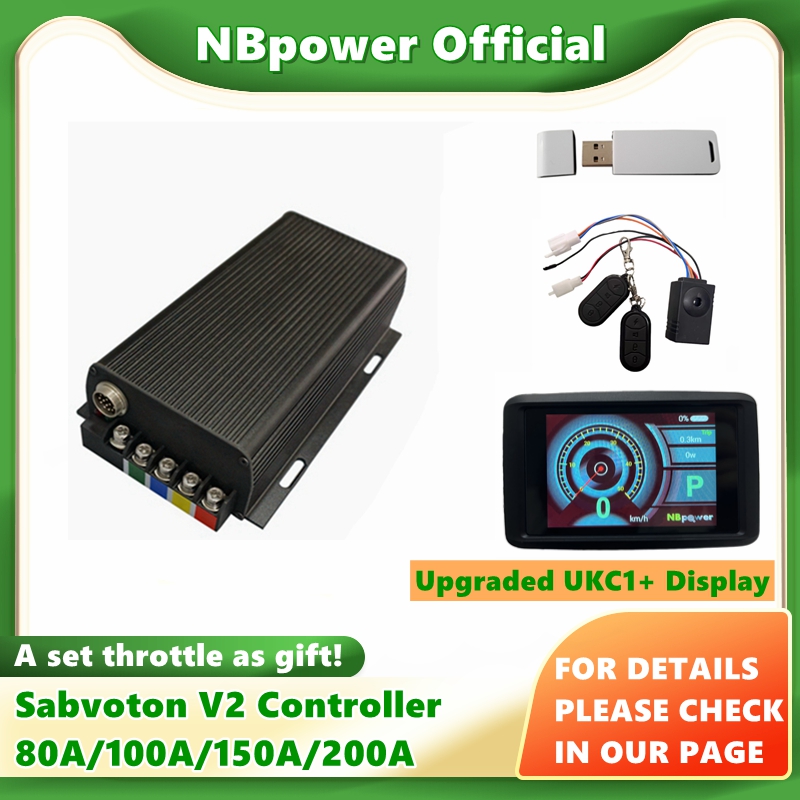 Sabvoton(MQCON) V2 72V 80A 100 – 72V 100A Sabvoton Controller Bewertung und Preis
